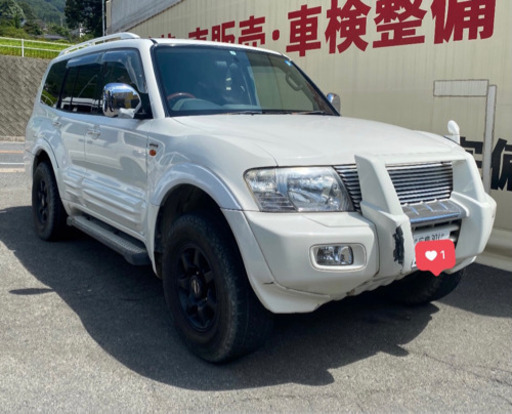 車検満タンパジェロロング4WD リフトアップPajero H11年 (シュウ