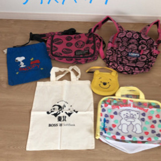 子供用品　バッグ　リュック　巾着など