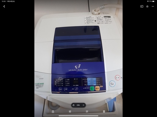 2012年製品　ハイアール4.5k 洗濯機