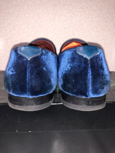 MAGNANNI マグナーニ　ベルベット　ロイヤルブルー　ドレス　ビジネス　パーティー　カジュアル　ネイビー 紺