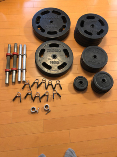 IVANKO バーベル&ラバープレートセット　他