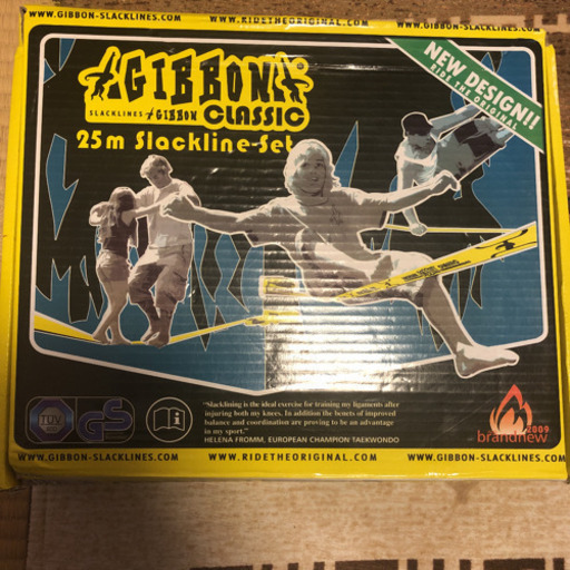 スラックライン Gibbon クラシック 25mセット