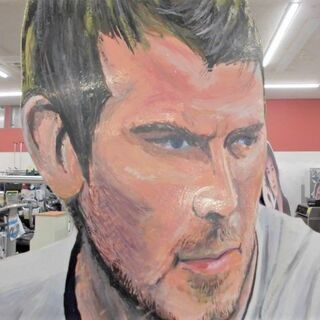 デビッド・ベッカム  等身大パネル アートパネル サッカー ベッカム サッカー選手 苫小牧西店の画像