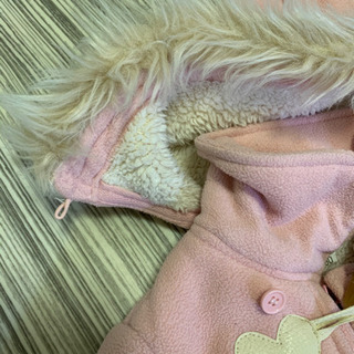 any FAM エニィファム　フリースダッフルコート90センチの画像