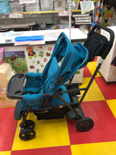 Joovy　ジョビー　カーブスウルトラウライトグラファイト　二人乗りベビーカー　年子