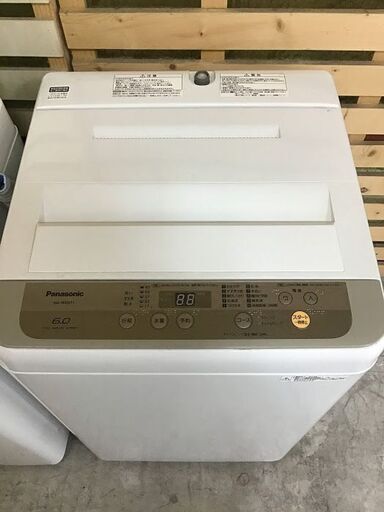 【送料無料・設置無料サービス有り】洗濯機 2018年製 Panasonic NA-F60B11 中古