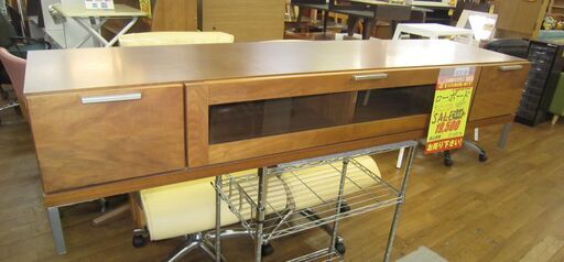 R208 国産 Legnatec ローボード、テレビボード 幅160cm 良品