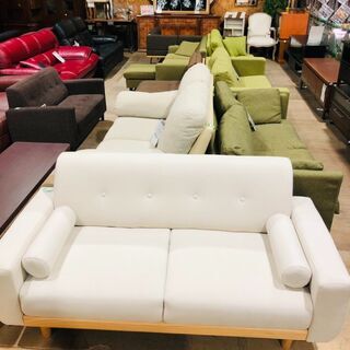 【愛品館市原店】LOWYA（ロウヤ）2人掛けソファ 【管理ISF008283-104】の画像
