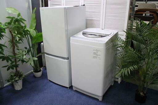 R2354) TOSHIBA 中古 東芝　大きめ家電2点セット　冷蔵庫・洗濯機　自社配送エリア限定 2018年製! 家電セット 店頭取引大歓迎♪