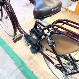 ブリヂストン 電動アシスト自転車 内装3段 26型 ブラウンA6B16の画像
