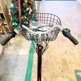 ブリヂストン 電動アシスト自転車 内装3段 26型 ブラウンA6B16の画像