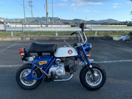 モンキーZ50A 両手ブレーキ