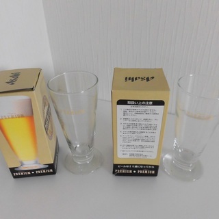 新品・未使用のグラス　ASAHI PREMIAM 2個セットの画像