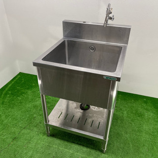 タニコー/Tanico 業務用　ステンレス　1層シンク流し台　蛇口付き　飲食店　W600xD600xH800mm