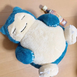 飼い主決まりました♡【新品】ふわふわカビゴン　BIGぬいぐるみ　大きいぬいぐるみ　ポケモンの画像
