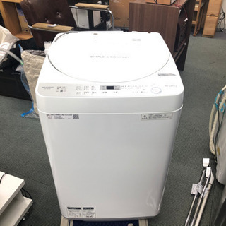 12/16確約済み】【美品】SHARP 全自動電気洗濯機 ES-GE6B