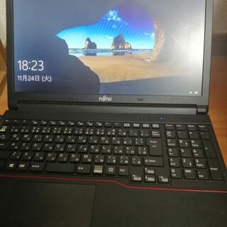 富士通 LifeBook 高性能第4世代Core i3搭載 メモリ4G HDD500G CDDVD読み書き　大画面15.6インチ Wifi対応 最新Windows10搭載