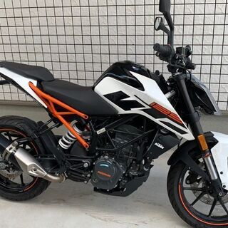 KTMデューク125　TFTメーター　2017年　実走行　新車ワ...