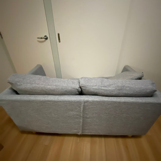 ニトリ　ソファ　グレーの画像