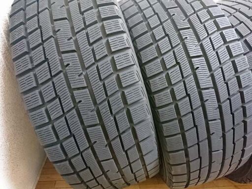 新品時のイボ残あり 215/45R17 社外アルミ付スタッドレスタイヤ レガシィ・インプ・BRZ等