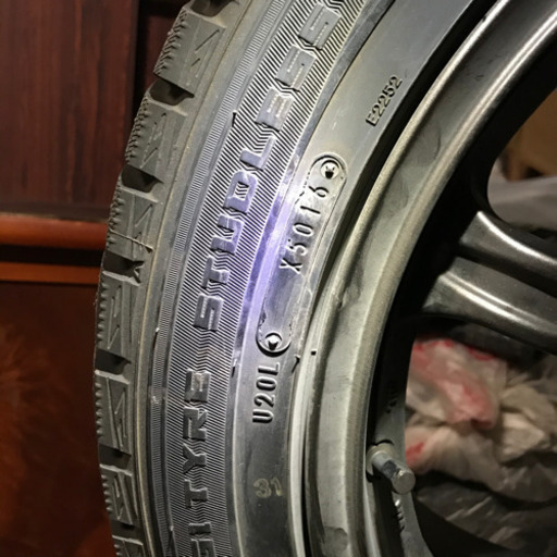 ダンロップウィンターマックス01 17インチ　ホイール付　4本セット