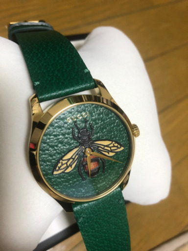 新品値下げ　Gucci グッチ　腕時計　蜂 グリーン　YA1264065A