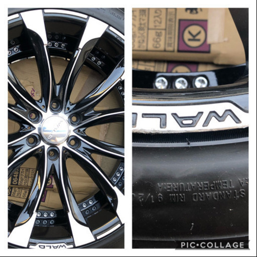 M＊WALD ジャレット JC11-C HAIDA 265/40ZR22