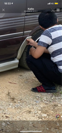 ハイエース 100系 リアバンパー、サイドスカート