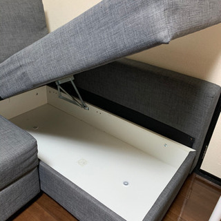 L型ソファ　※ベッドにもなります。の画像