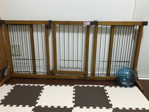 ベビーゲート、ペット 犬猫 Richell 折り畳みゲート