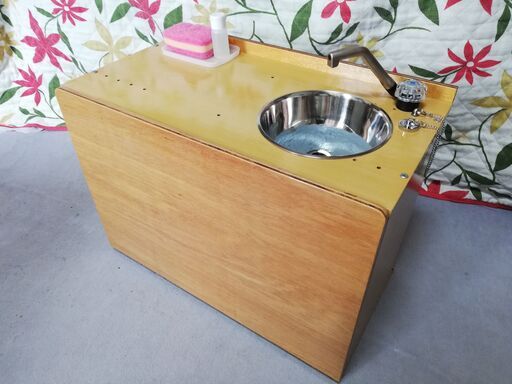 シンク 流し台　　巾525×奥行325×高420　キャンピングカー　車中泊に最適　アウトドアー　介護にも!