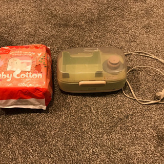 お湯でコットンおしりふき　ベビーコットン付き