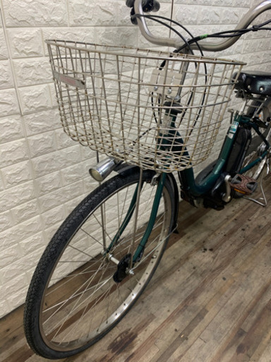 YAMAHA  PAS natura グリーン　新基準　電動アシスト自転車