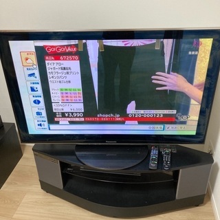 Panasonic50型テレビ、DVDレコーダー、ラックシアター