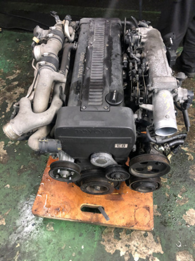 トヨタ ソアラ JZZ30 取り外し 1JZ-GTE ツインターボ エンジン