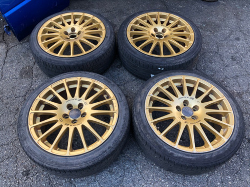 スバル インプレッサ GG2 取り外し OZレーシング ホイール