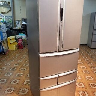 TOSHIBA 東芝 6ドア ノンフロン冷蔵冷凍庫 501L G...