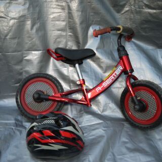 キッズバイク　A-SEATER ペダルなし自転車 ヘルメットセット