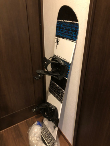 スノボ板ビンディングつき、　靴　三点セット