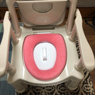 未使用　介護用ポータブルトイレ　ポータブルトイレ用袋　消臭剤　消臭液　付属の画像