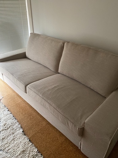 IKEA KIVIK シーヴィク 3人掛けソファ　ベージュ　新品