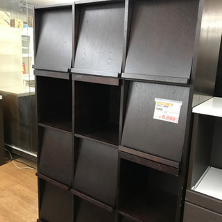 札幌【北海道民芸家具 キャビネット】アンティーク調デザイン 樺材 2枚