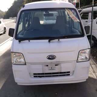 (ID2694)軽バン専門店在庫50台　２０万　スバル　サンバーバン　車検２年付　平成２２年　諸経費込２３８，０００円の画像