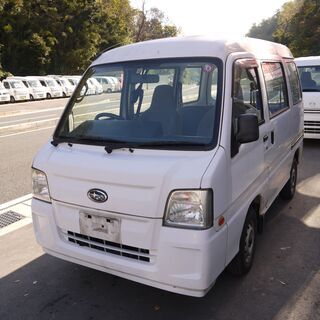 (ID2695)軽バン専門店在庫50台　スバル　サンバーバン　車検２年付　平成２２年　２０万　諸経費込２３８，０００円の画像