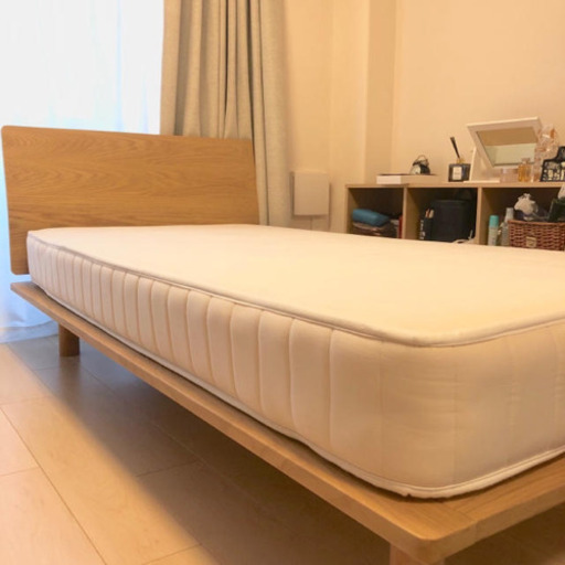 mujiのセミダブルベット  綺麗な状態