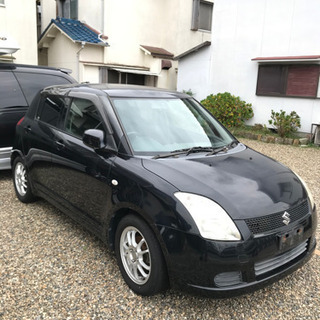 個人出品　低走行　訳ありワンオーナー　おそらく禁煙車　スイフト　黒