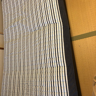 無料　ニトリ　ソファーベッド 合皮　引き出し付きの画像