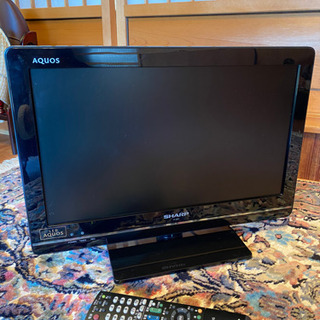 SHARP AQUOS 液晶カラーテレビ　LC-19K7 Ｂ-C...