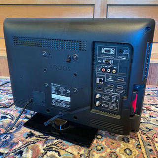SHARP AQUOS 液晶カラーテレビ　LC-19K7 Ｂ-CASカード付の画像