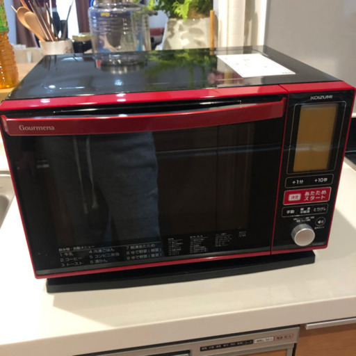KOIZUMI オーブンレンジ　美品　赤色　レッド